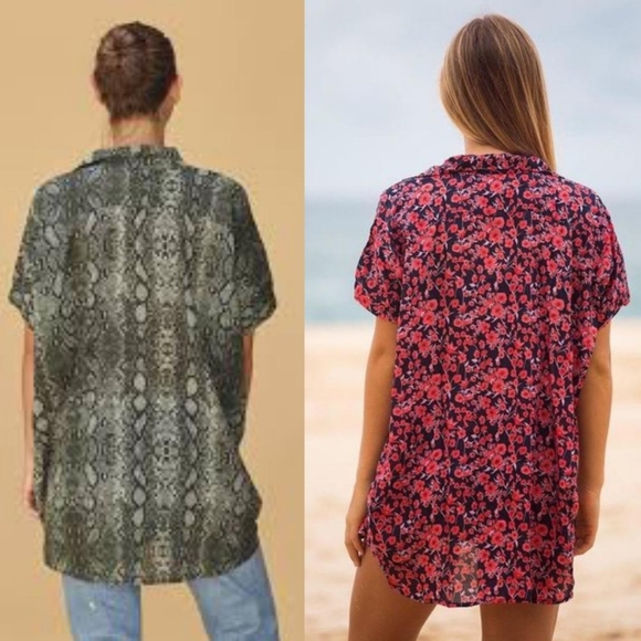 Rare acacia mombasa lei day blouse shirtdress P XS - Picture 15 of 15